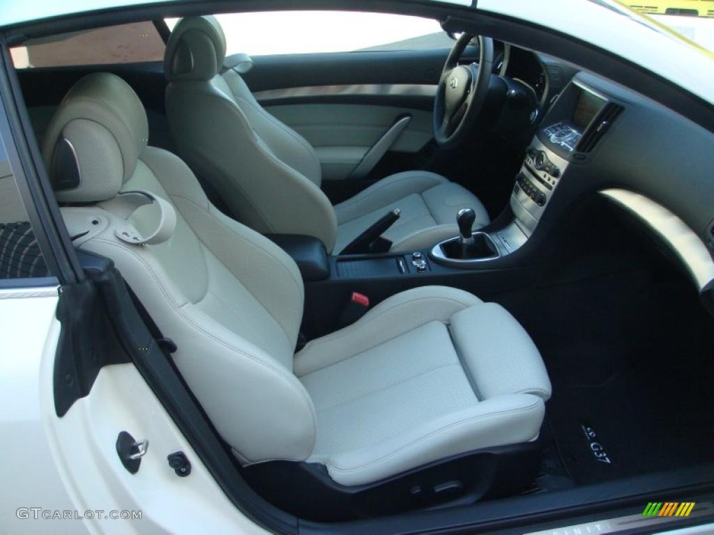 Stone Interior 2011 Infiniti G 37 S Sport Convertible Photo #48675513