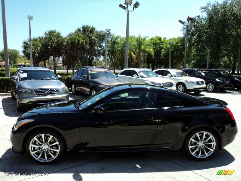 2009 G 37 S Sport Coupe - Black Obsidian / Graphite photo #10