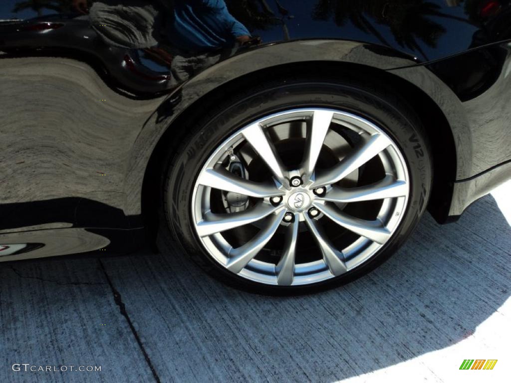 2009 G 37 S Sport Coupe - Black Obsidian / Graphite photo #11