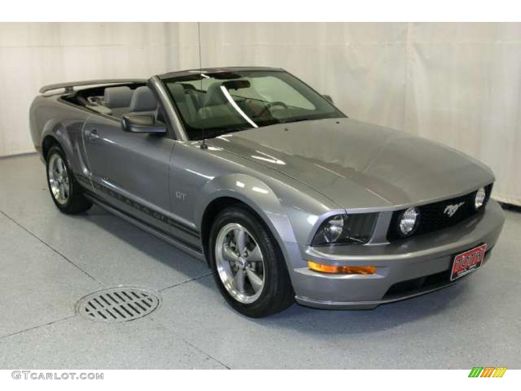 2006 Mustang GT Premium Convertible - Tungsten Grey Metallic / Light Graphite photo #1