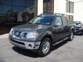 2010 Night Armor Metallic Nissan Frontier LE Crew Cab  photo #1