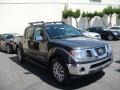 2010 Night Armor Metallic Nissan Frontier LE Crew Cab  photo #3