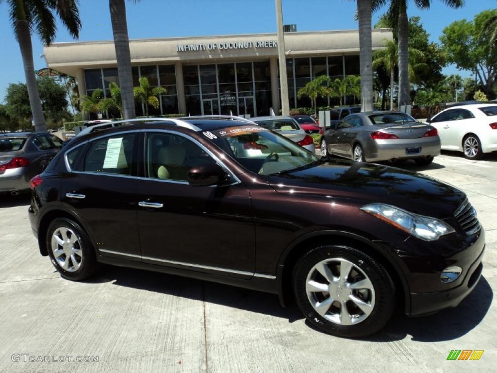 Dark Currant Red Infiniti EX