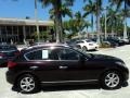 2008 Dark Currant Red Infiniti EX 35 Journey  photo #5