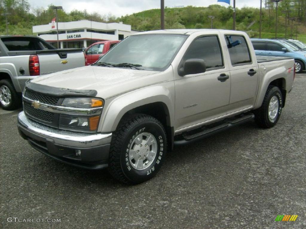 2004 Colorado Z71 Crew Cab 4x4 - Silver Birch Metallic / Medium Dark Pewter photo #3