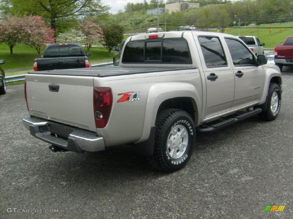 2004 Colorado Z71 Crew Cab 4x4 - Silver Birch Metallic / Medium Dark Pewter photo #6