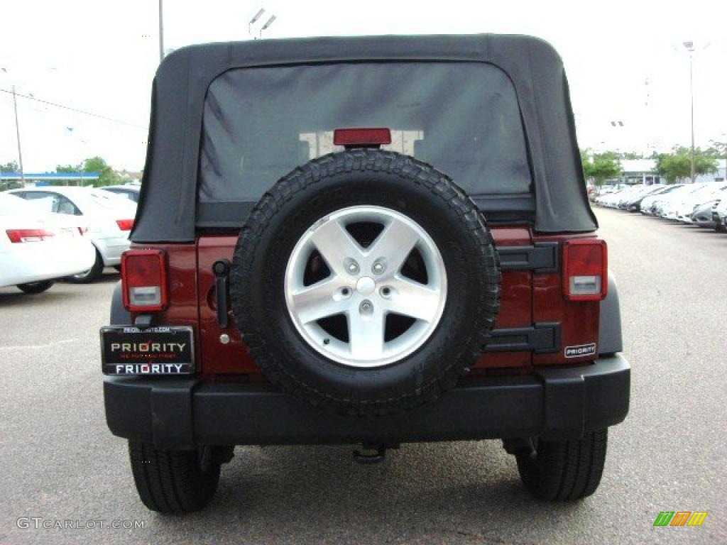 2007 Wrangler Unlimited X 4x4 - Red Rock Crystal Pearl / Dark Slate Gray/Medium Slate Gray photo #5