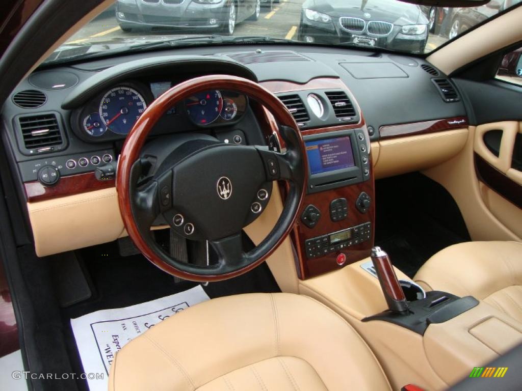 2006 Maserati Quattroporte Sport GT Cuoio Dashboard Photo #48677704