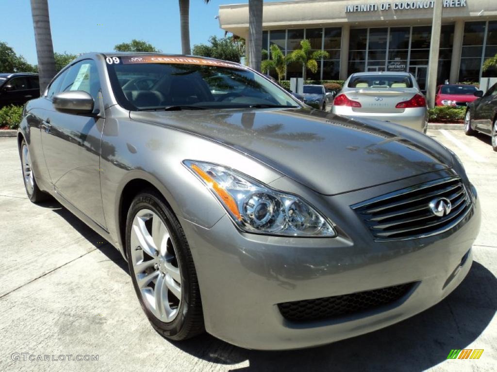 2009 G 37 Coupe - Platinum Graphite / Graphite photo #2