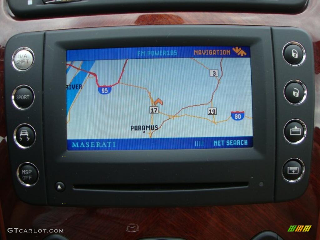 2006 Maserati Quattroporte Sport GT Navigation Photos