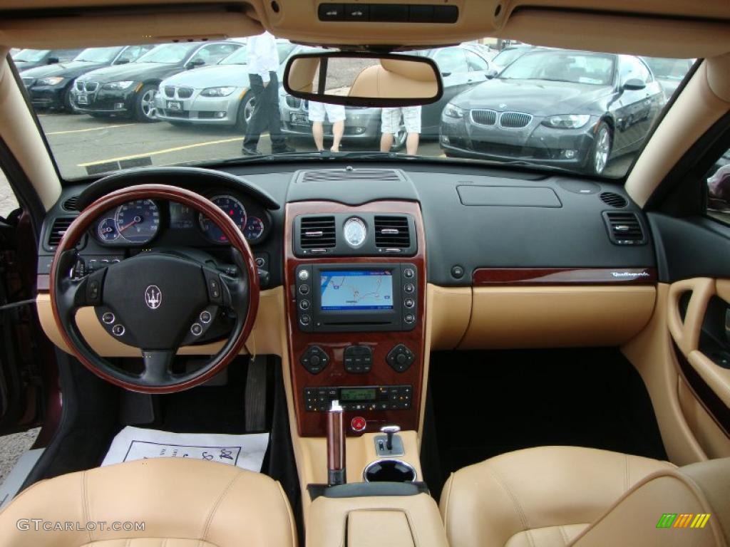 2006 Maserati Quattroporte Sport GT Cuoio Dashboard Photo #48678271