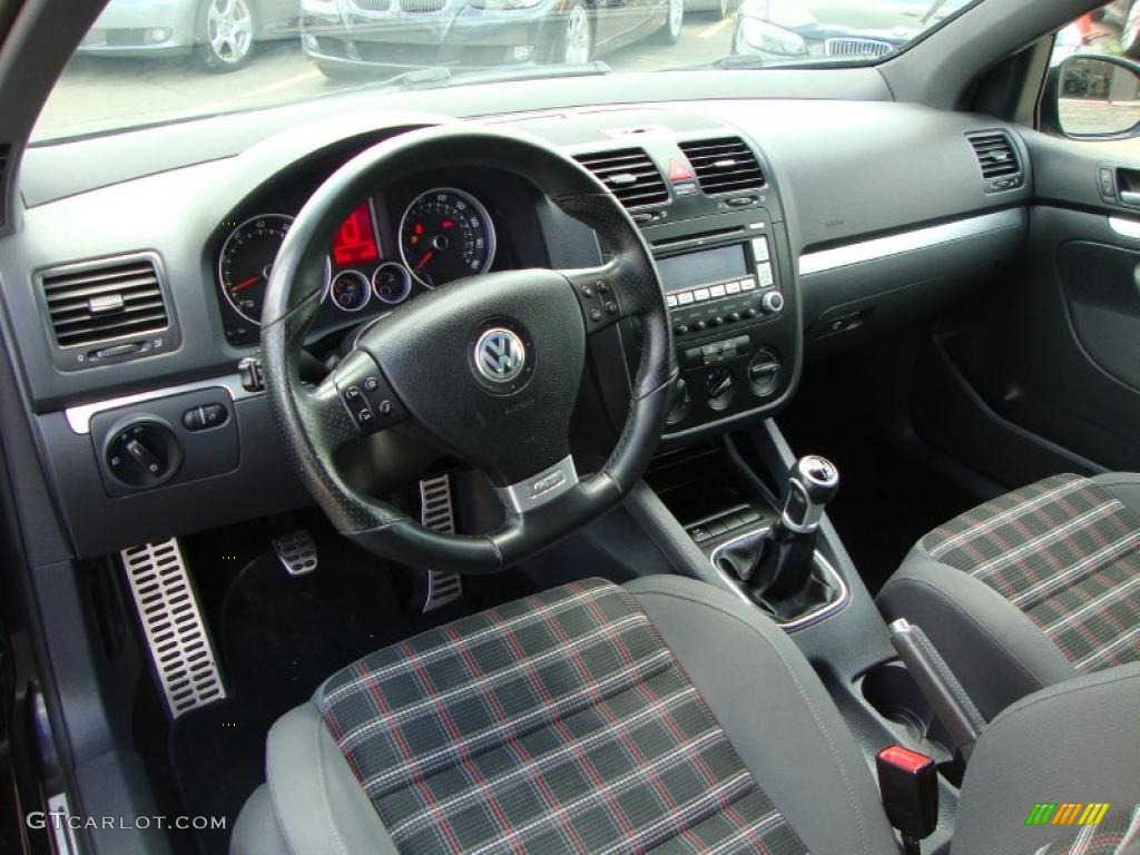 Interlagos Plaid Cloth Interior 2008 Volkswagen GTI 2 Door Photo #48678478