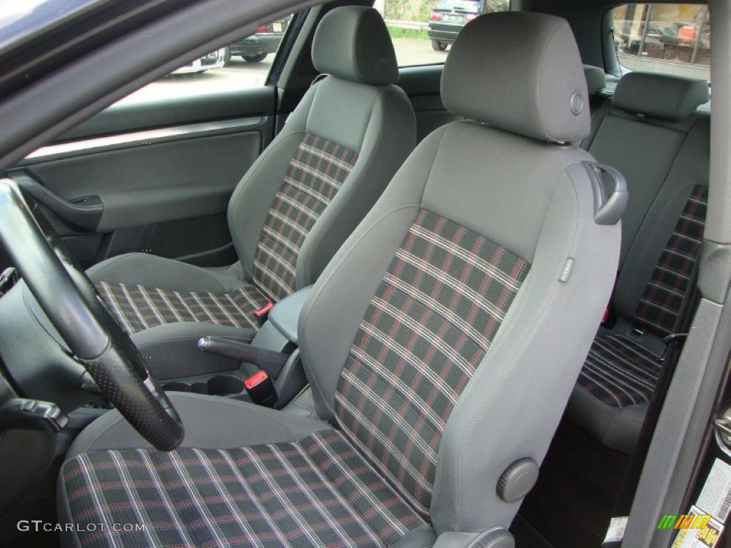 Interlagos Plaid Cloth Interior 2008 Volkswagen GTI 2 Door Photo #48678526