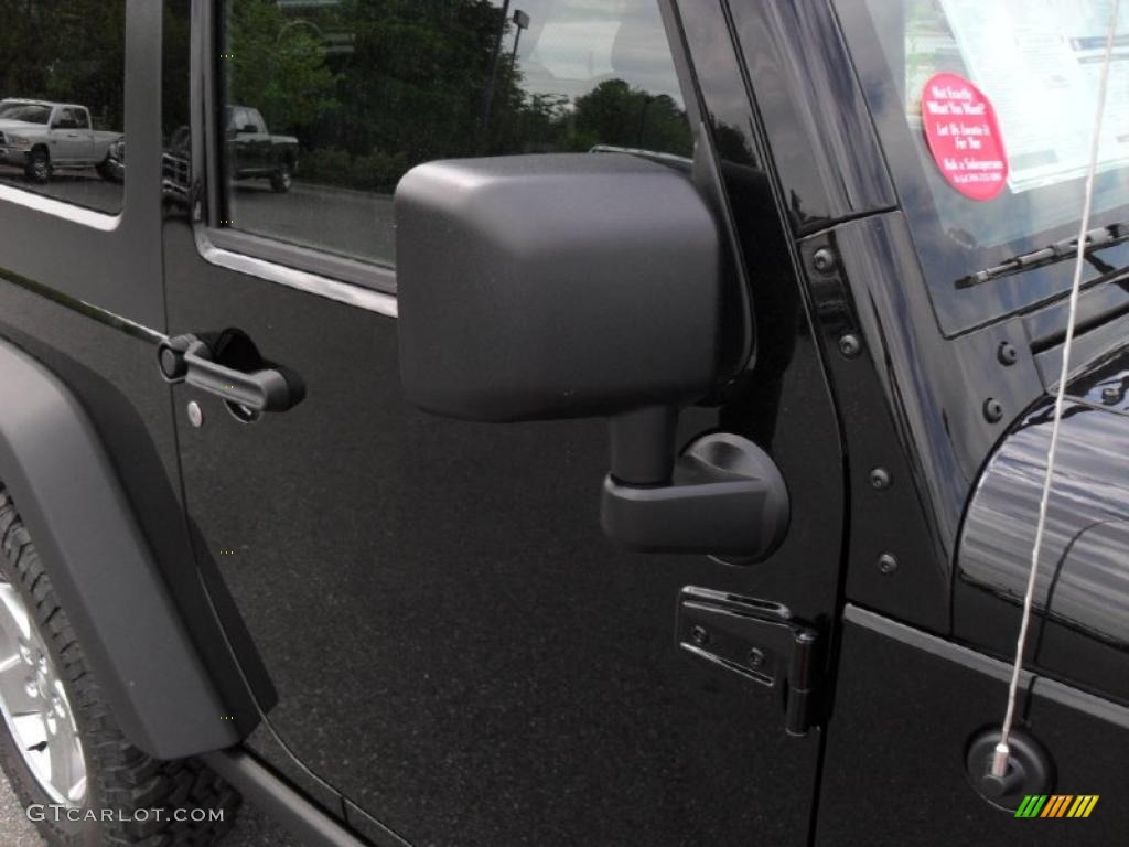 2011 Wrangler Rubicon 4x4 - Black / Black photo #22