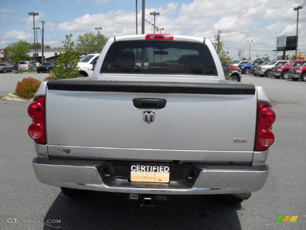 2007 Ram 1500 SLT Regular Cab - Bright Silver Metallic / Medium Slate Gray photo #3