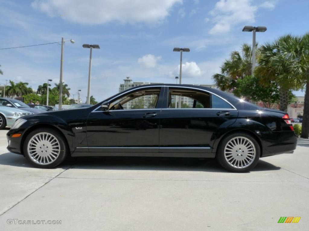 Black 2007 Mercedes-Benz S 600 Sedan Exterior Photo #48680627