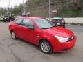 2008 Vermillion Red Ford Focus SE Coupe  photo #4