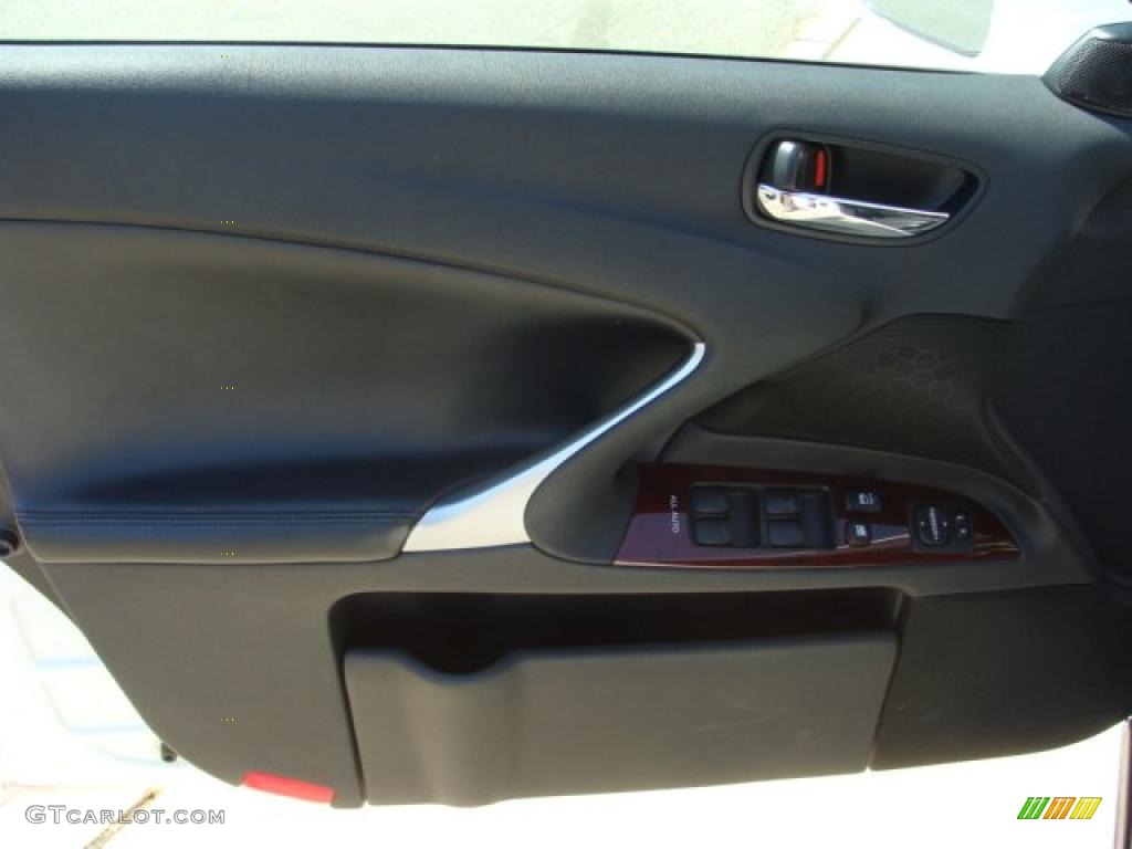 2008 IS 250 AWD - Starfire White Pearl / Black photo #6