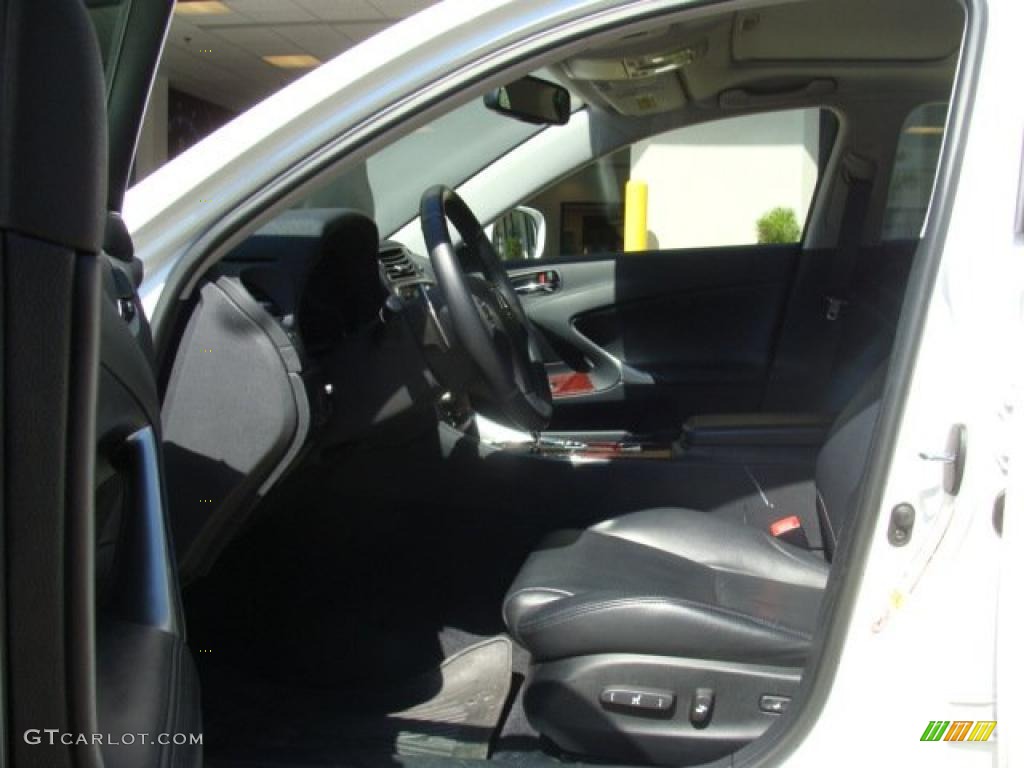 2008 IS 250 AWD - Starfire White Pearl / Black photo #7