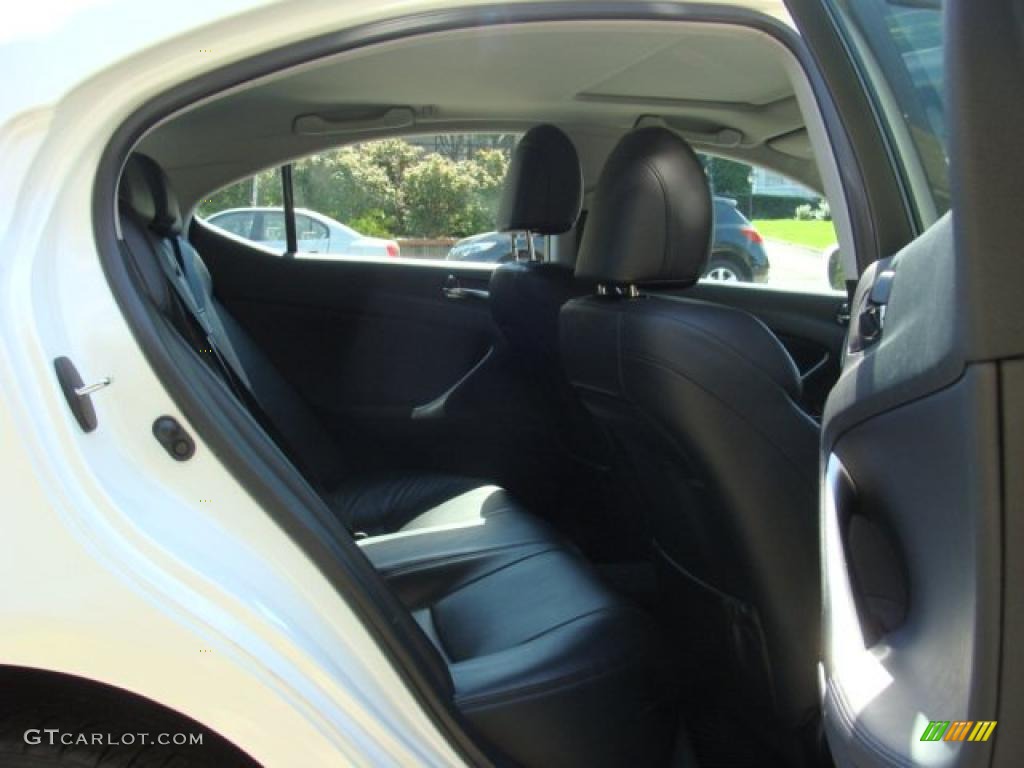 2008 IS 250 AWD - Starfire White Pearl / Black photo #12