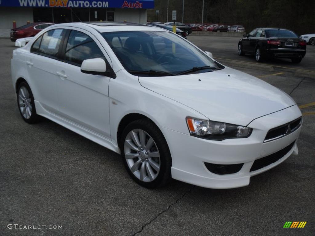Wicked White 2008 Mitsubishi Lancer GTS Exterior Photo #48683555