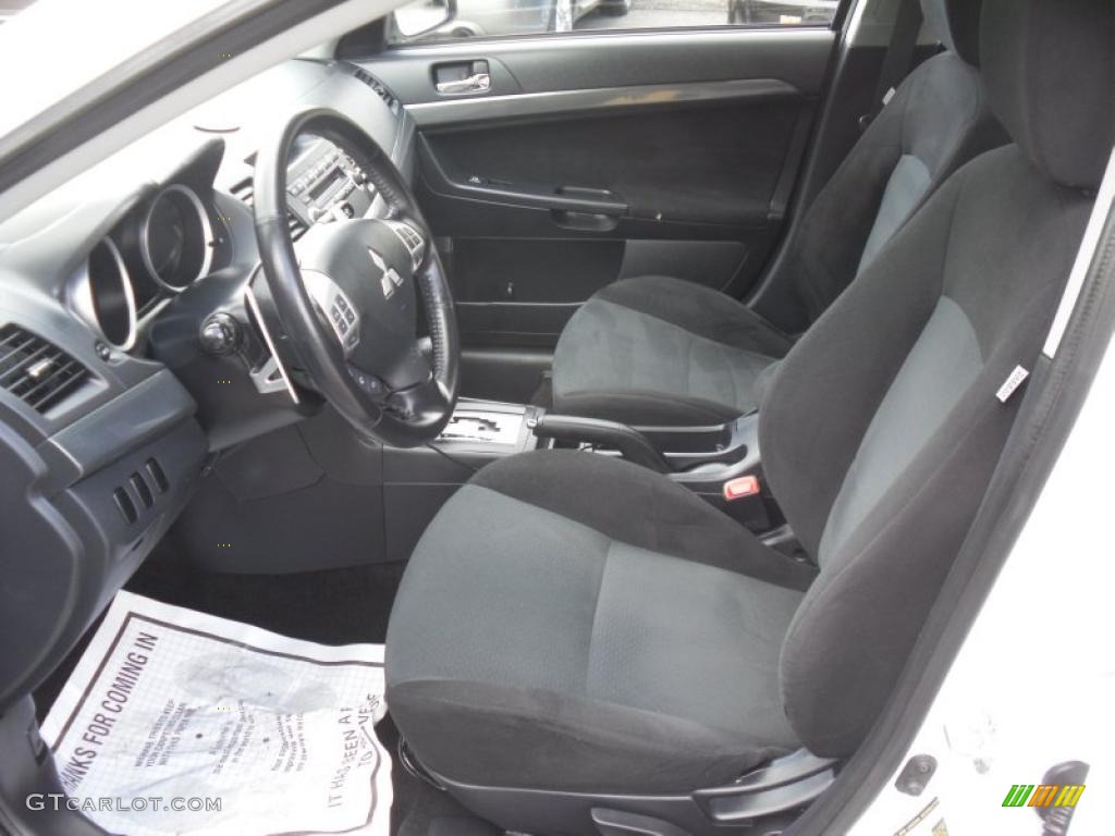 Black Interior 2008 Mitsubishi Lancer GTS Photo #48683600