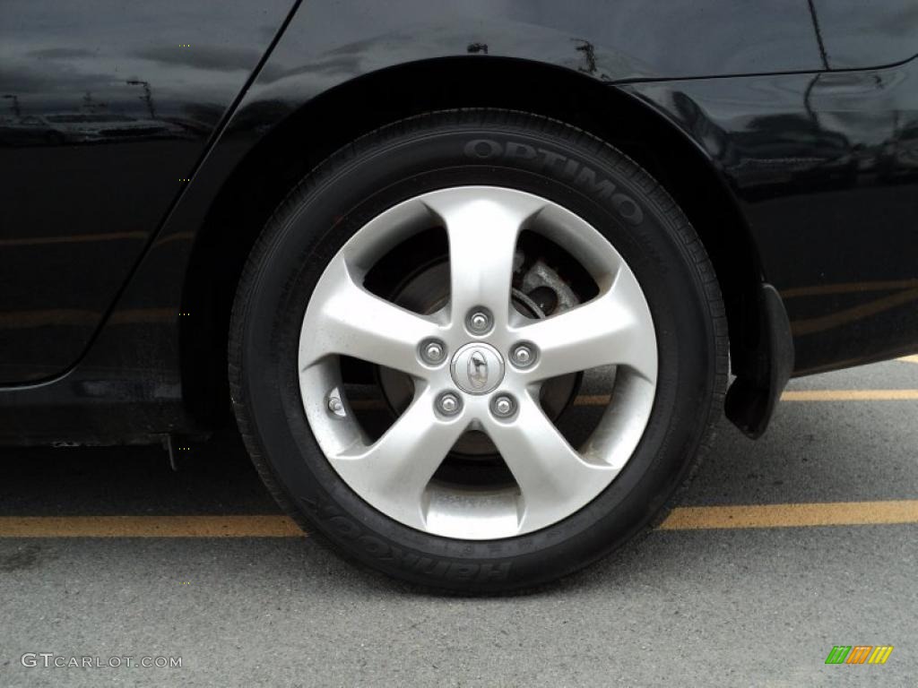 2010 Elantra SE - Ebony Black / Gray photo #5