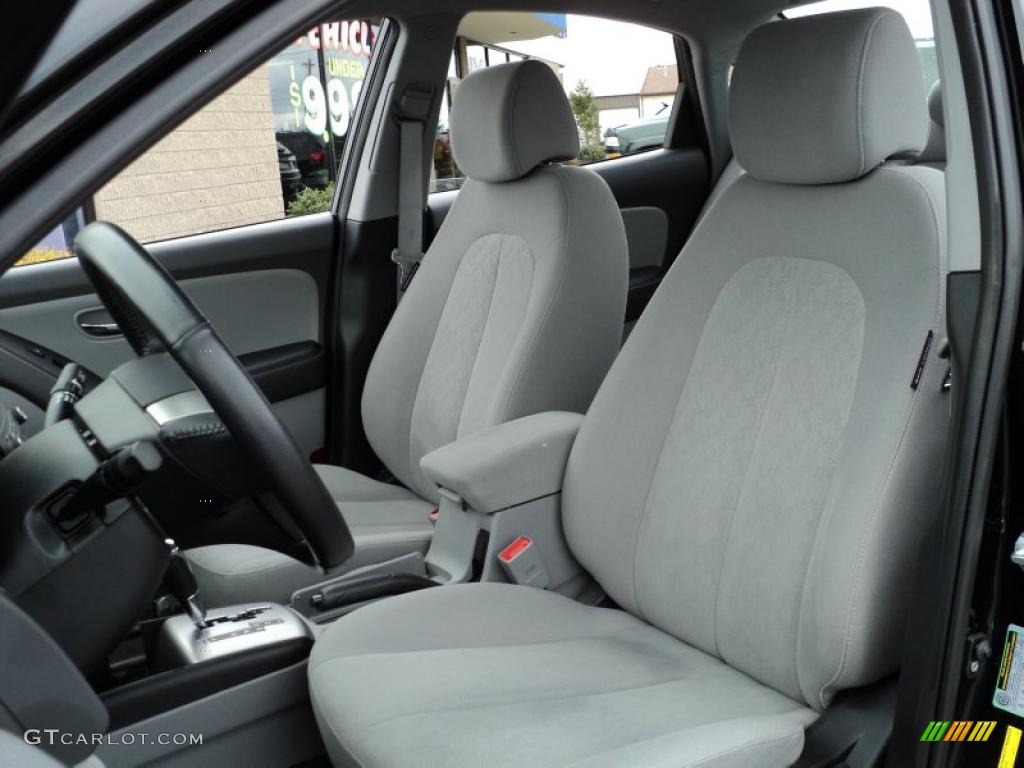2010 Elantra SE - Ebony Black / Gray photo #21