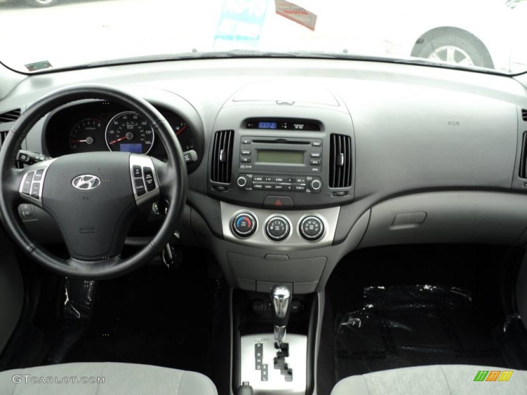 2010 Elantra SE - Ebony Black / Gray photo #25