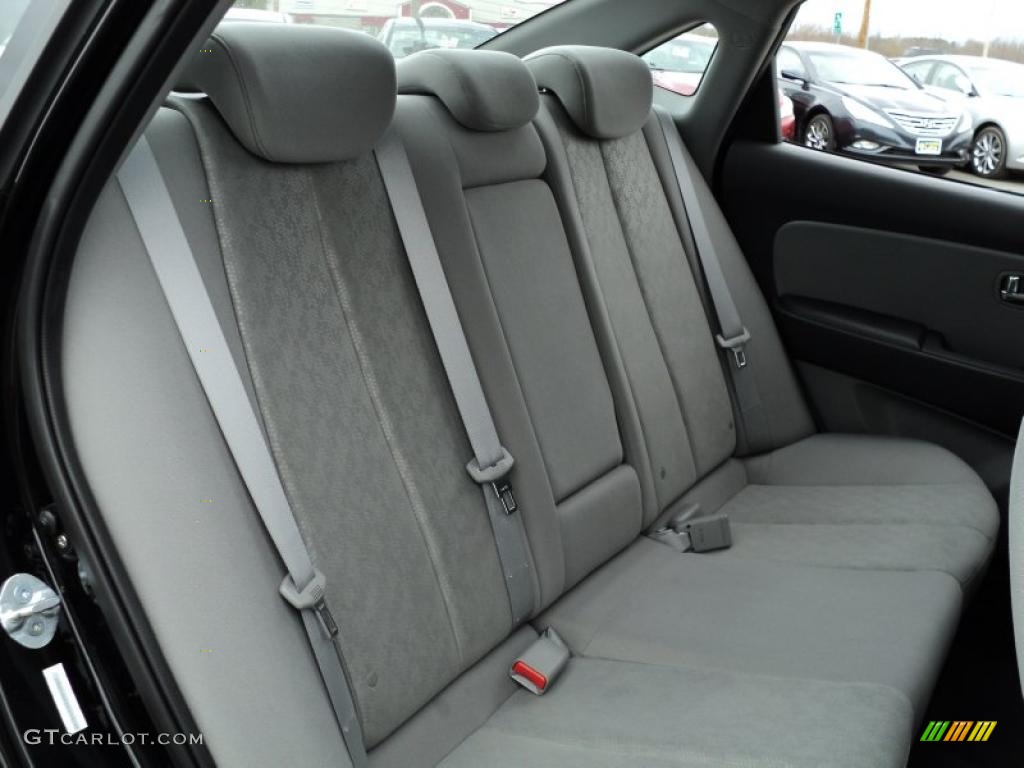 2010 Elantra SE - Ebony Black / Gray photo #28