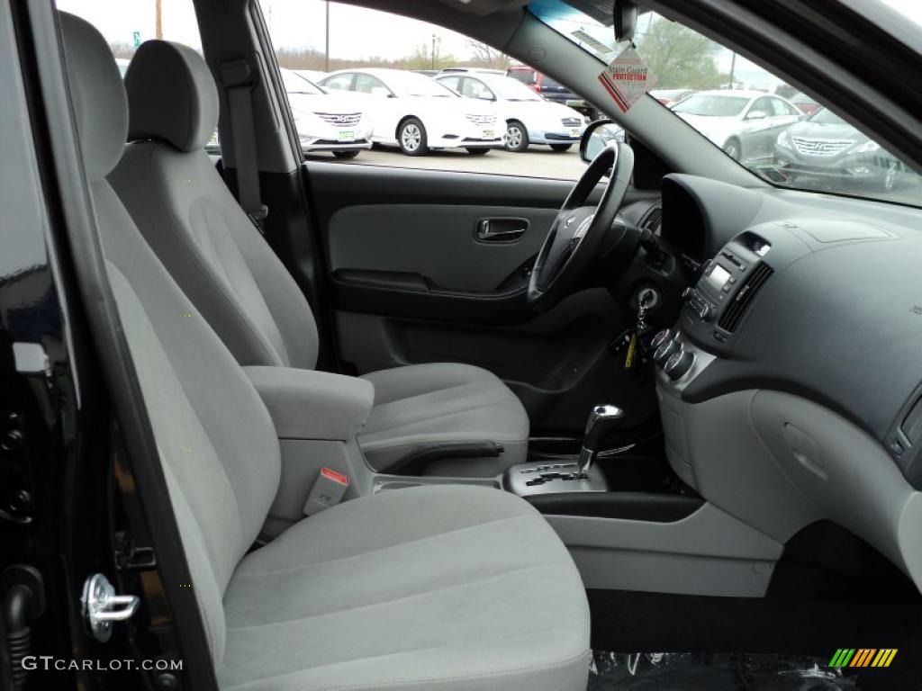 2010 Elantra SE - Ebony Black / Gray photo #29