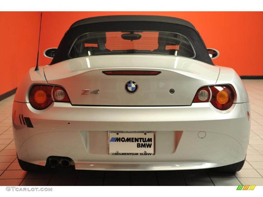 2003 Z4 2.5i Roadster - Titanium Silver Metallic / Pearl Grey photo #12