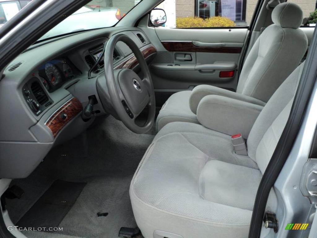 Light Graphite Grey Interior 2002 Mercury Grand Marquis GS Photo #48684557