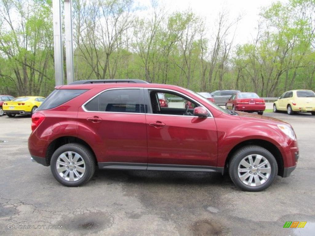Cardinal Red Metallic 2011 Chevrolet Equinox LT AWD Exterior Photo #48684855