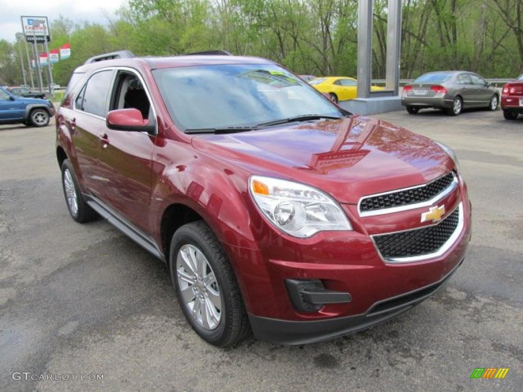 Cardinal Red Metallic 2011 Chevrolet Equinox LT AWD Exterior Photo #48684872