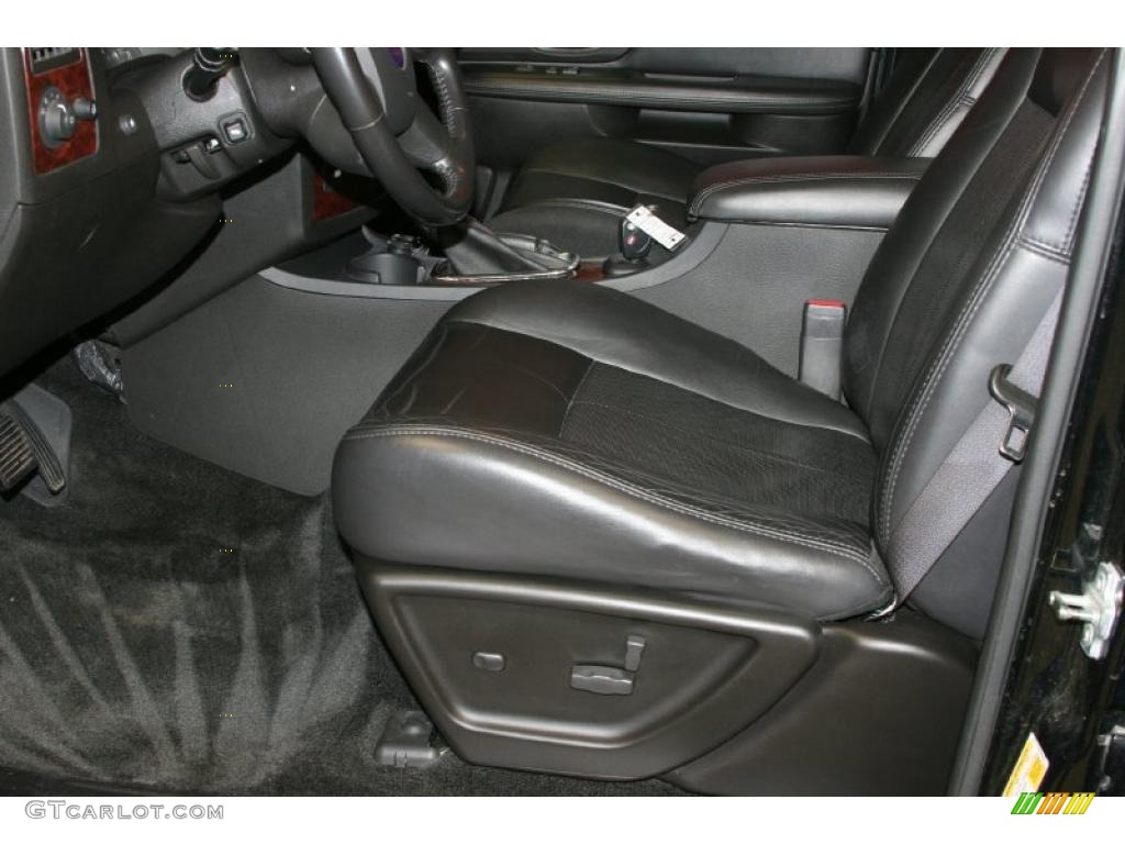 Carbon Black Leather Interior 2006 Saab 9-7X 5.3i Photo #48684989