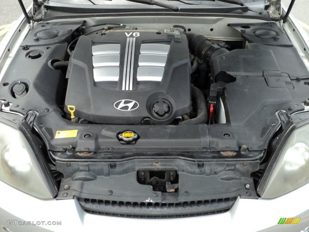 2003 Hyundai Tiburon GT V6 2.7 Liter DOHC 24-Valve V6 Engine Photo #48685085