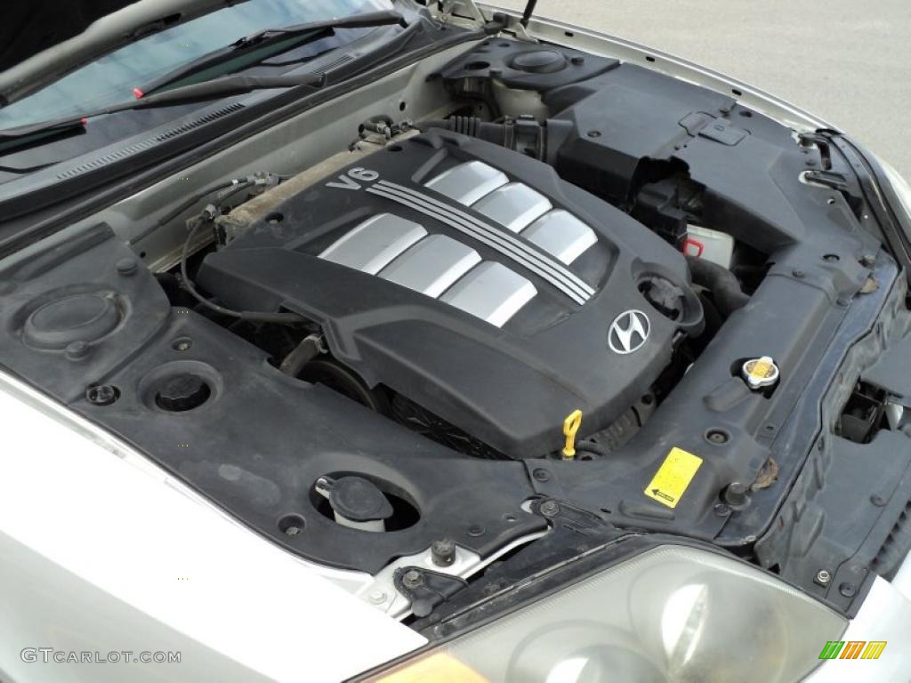 2003 Hyundai Tiburon GT V6 2.7 Liter DOHC 24-Valve V6 Engine Photo #48685097