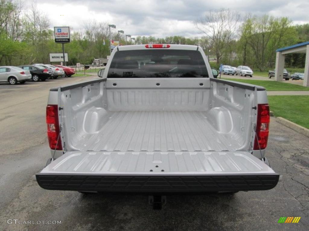 2011 Silverado 1500 LT Regular Cab 4x4 - Sheer Silver Metallic / Ebony photo #5