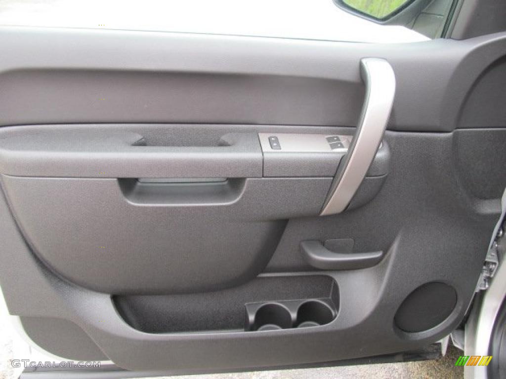 2011 Silverado 1500 LT Regular Cab 4x4 - Sheer Silver Metallic / Ebony photo #10