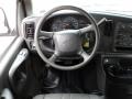 Dark Pewter 2001 Chevrolet Express 1500 Cargo Van Steering Wheel