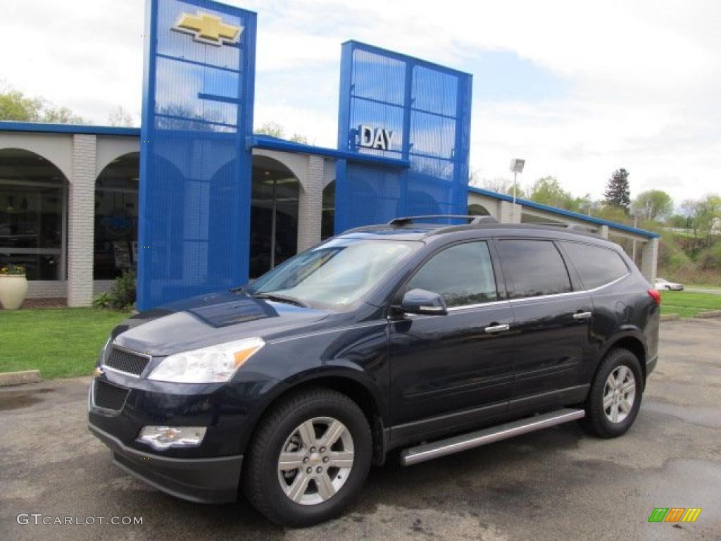 2011 Traverse LT AWD - Dark Blue Metallic / Ebony/Ebony photo #1