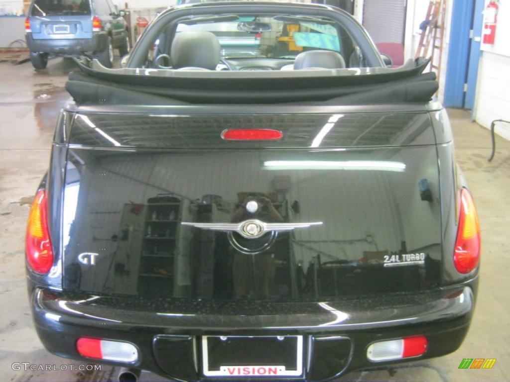 2005 PT Cruiser GT Convertible - Black / Dark Slate Gray photo #16