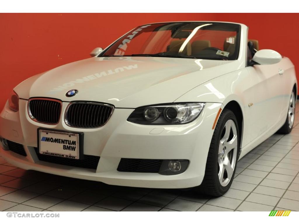 2008 3 Series 328i Convertible - Alpine White / Saddle Brown/Black photo #2