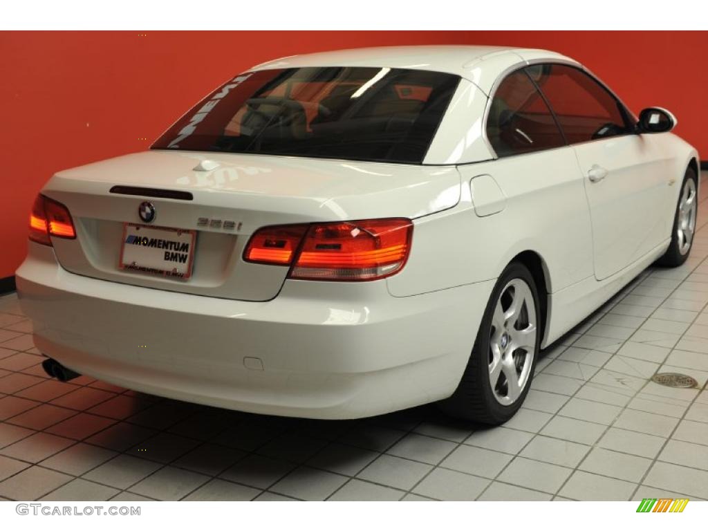 2008 3 Series 328i Convertible - Alpine White / Saddle Brown/Black photo #3