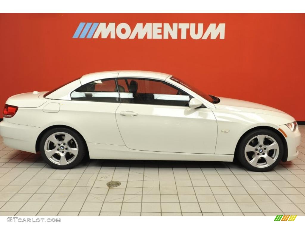 2008 3 Series 328i Convertible - Alpine White / Saddle Brown/Black photo #4