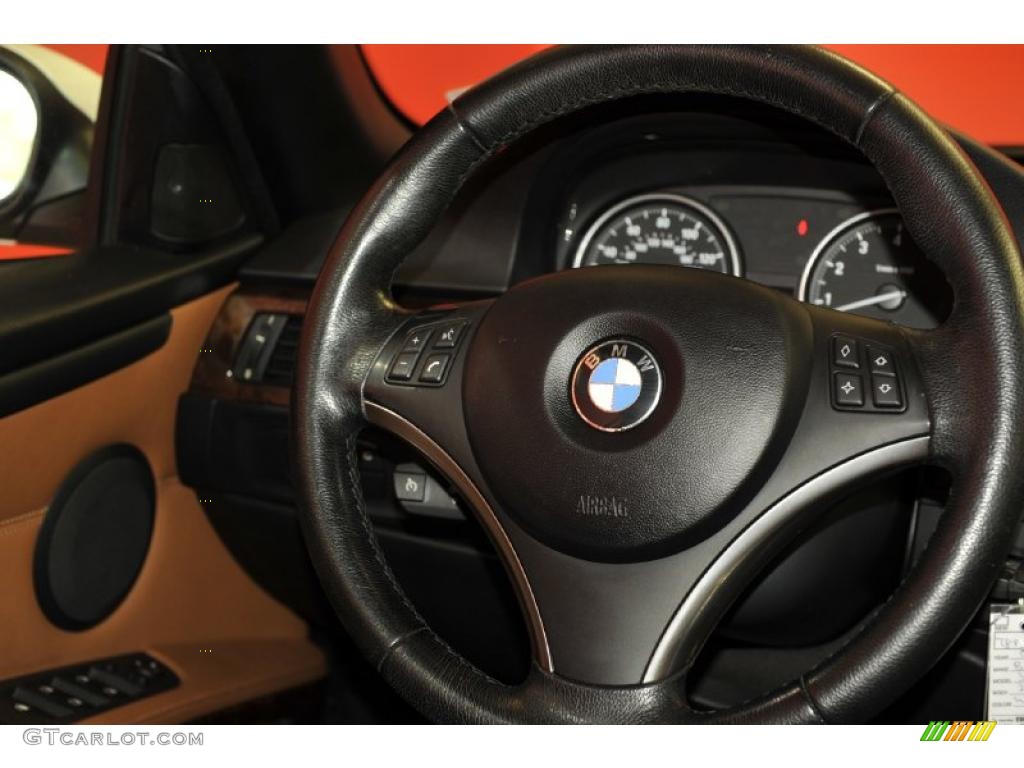 2008 3 Series 328i Convertible - Alpine White / Saddle Brown/Black photo #14