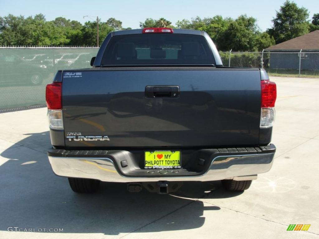 2010 Tundra TSS Double Cab - Slate Gray Metallic / Graphite Gray photo #4