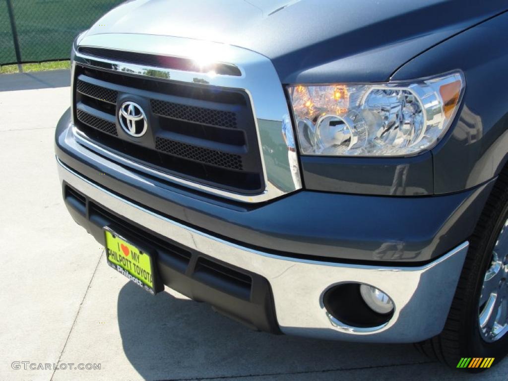 2010 Tundra TSS Double Cab - Slate Gray Metallic / Graphite Gray photo #12