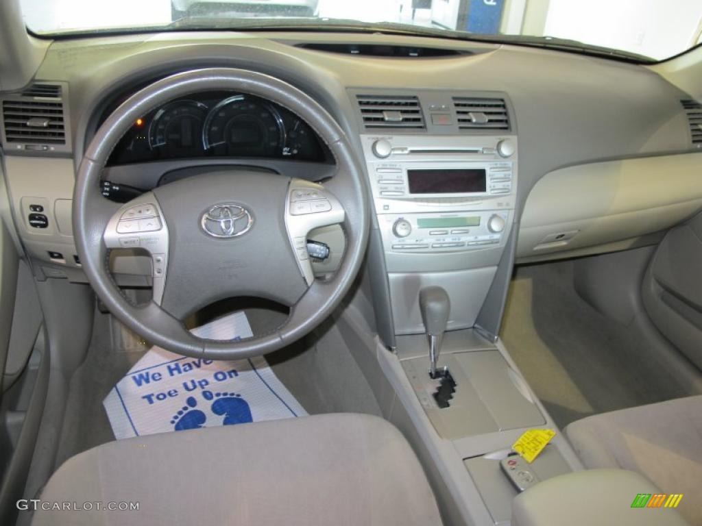 2010 Toyota Camry Hybrid Bisque Dashboard Photo #48688394